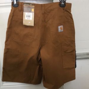Carhartt brown youth shorts
